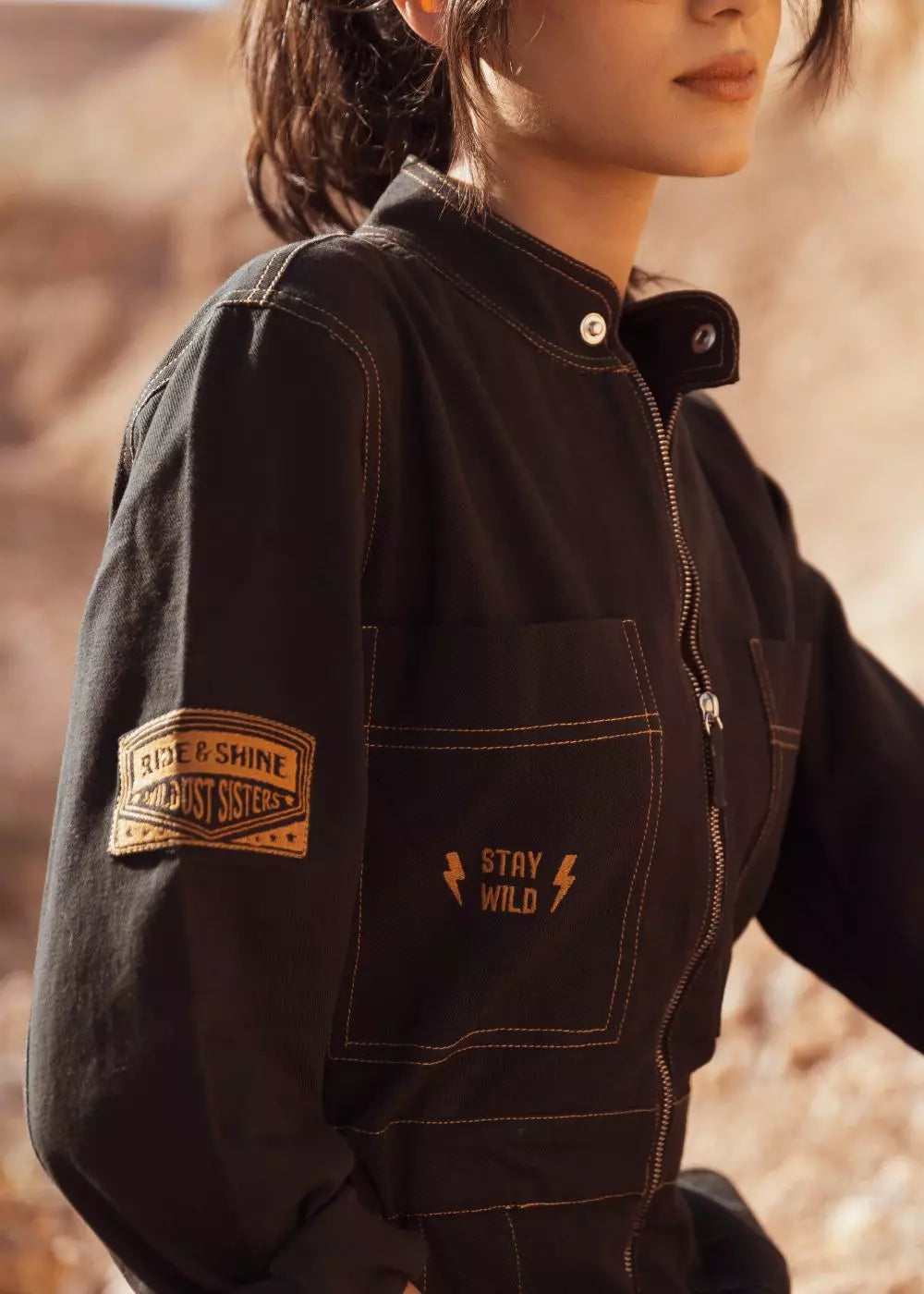 JUMPSUIT AVIATOR - ASPHALTE