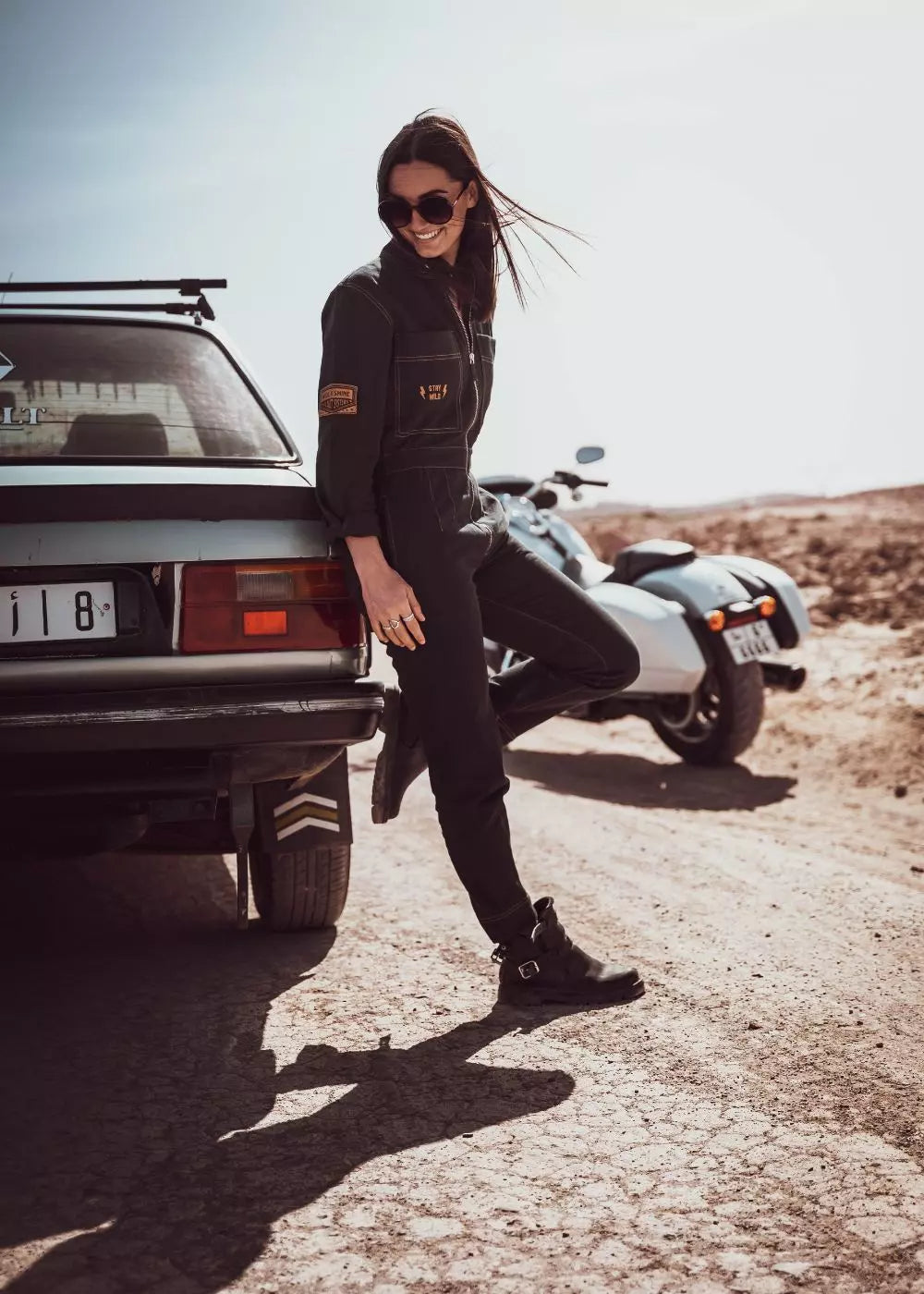 JUMPSUIT AVIATOR - ASPHALTE
