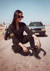 JUMPSUIT AVIATOR - ASPHALTE