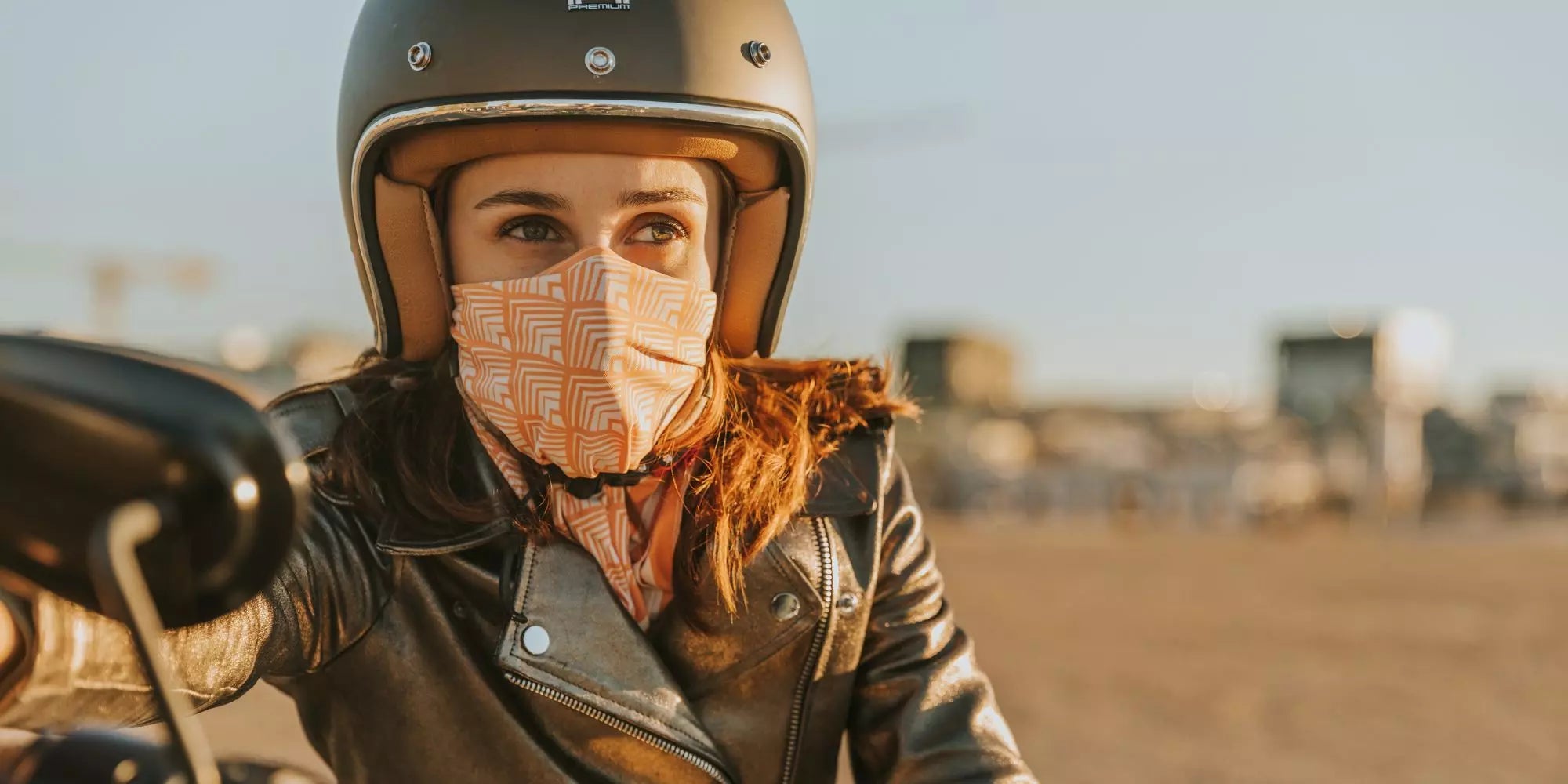 MOTO SCARF - REDWOOD