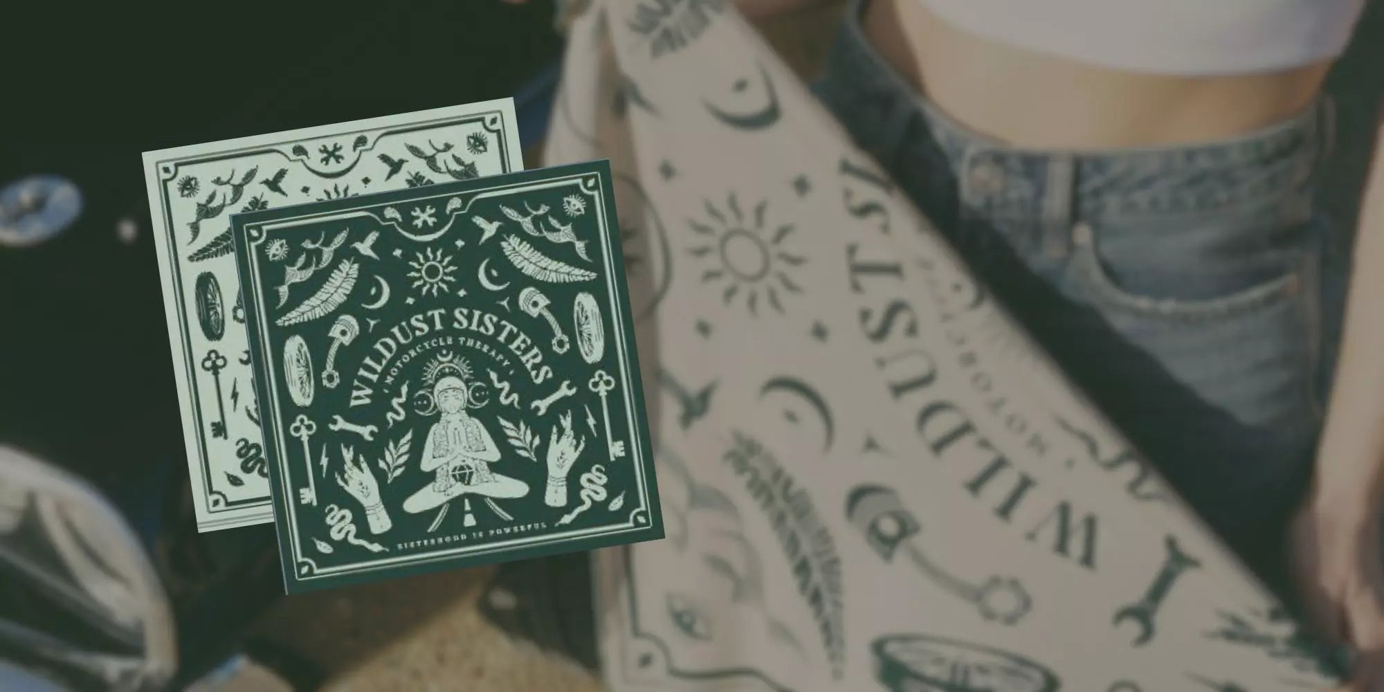 MOTO SCARF - MOTO THERAPY GREEN