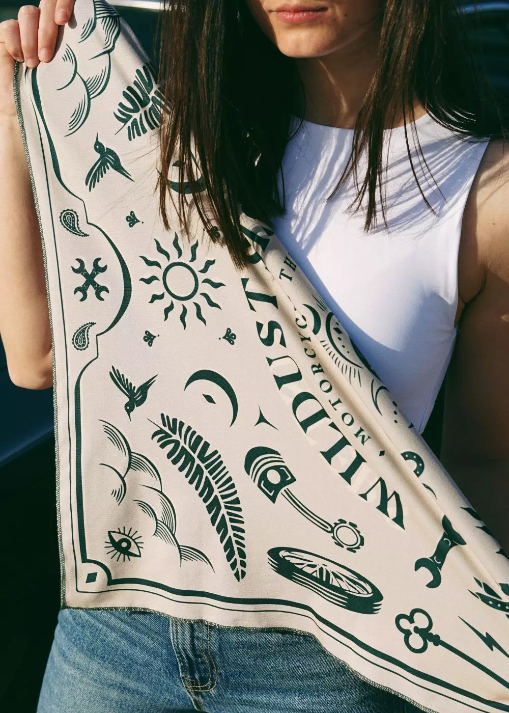MOTO SCARF - MOTO THERAPY GREEN