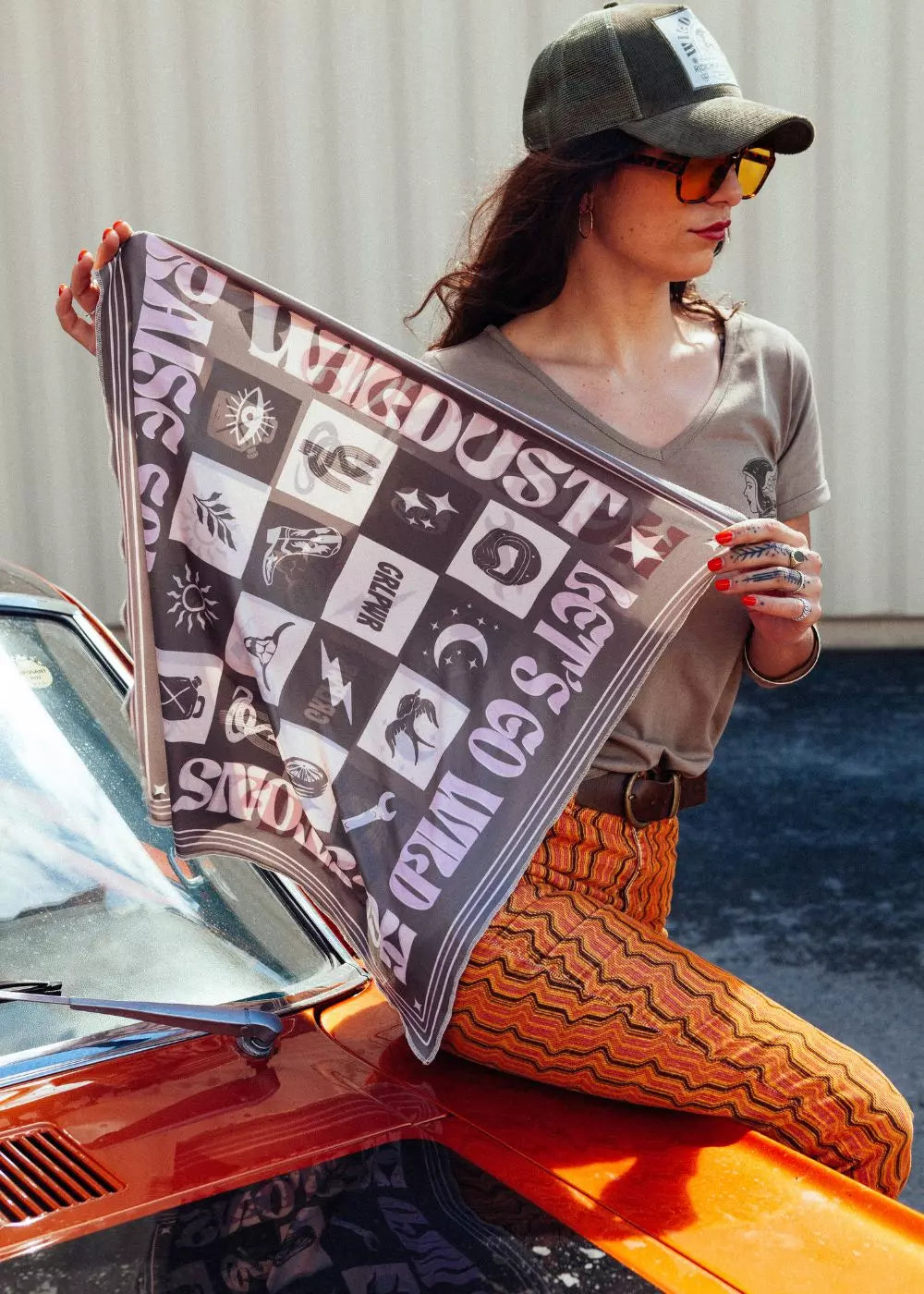 MOTO SCARF - WILDEST KHAKI