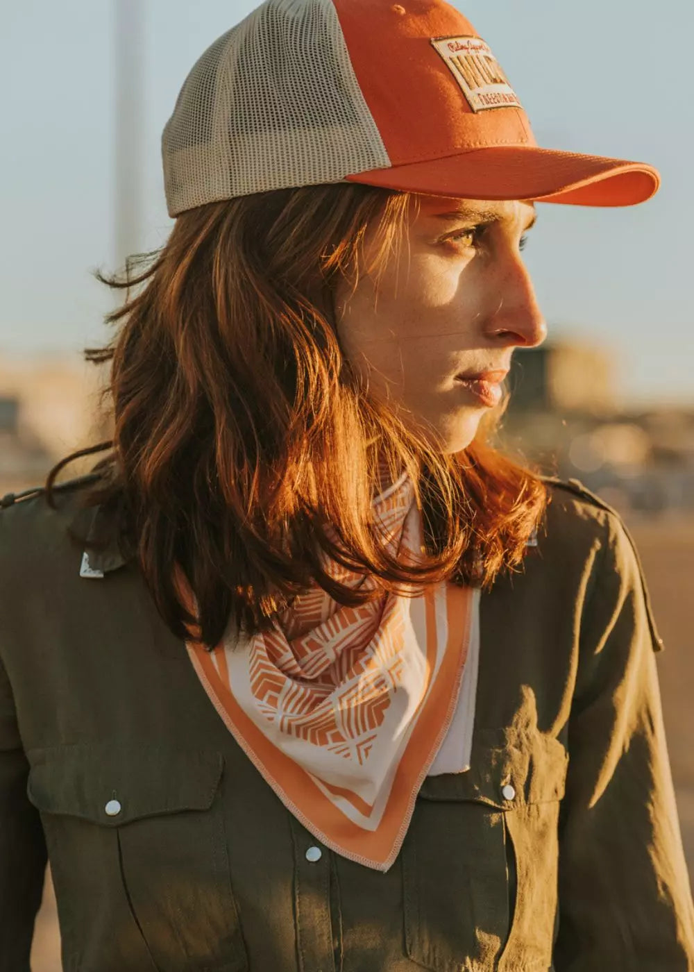 MOTO SCARF - REDWOOD