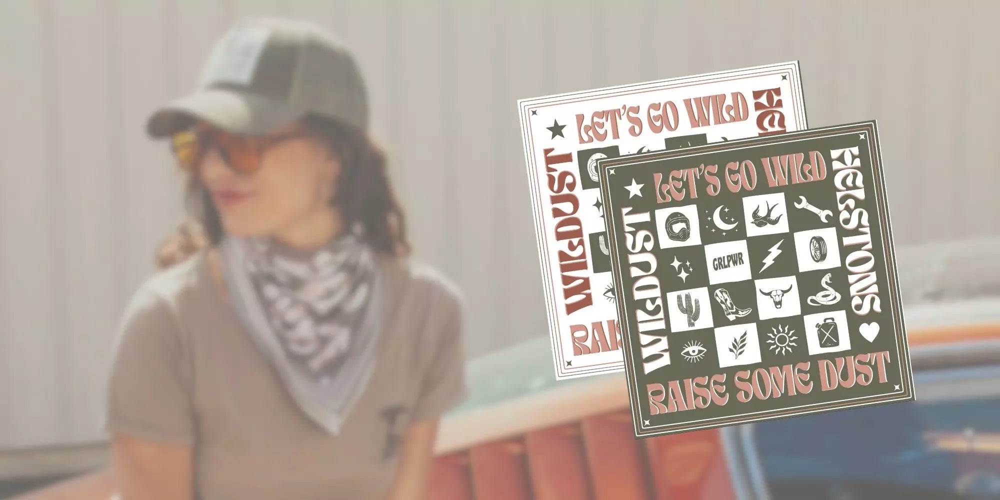 MOTO SCARF - WILDEST KHAKI