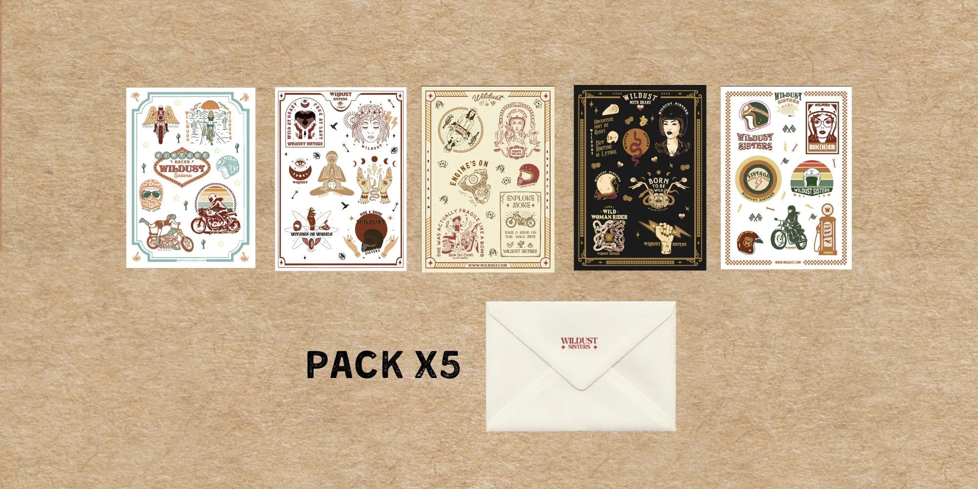 PACK OF 5 STICKER PLATES