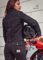 PIONEER MOTORCYCLE JACKET - BLACK