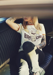 T-SHIRT RETRO - RIDE LIKE A GIRL