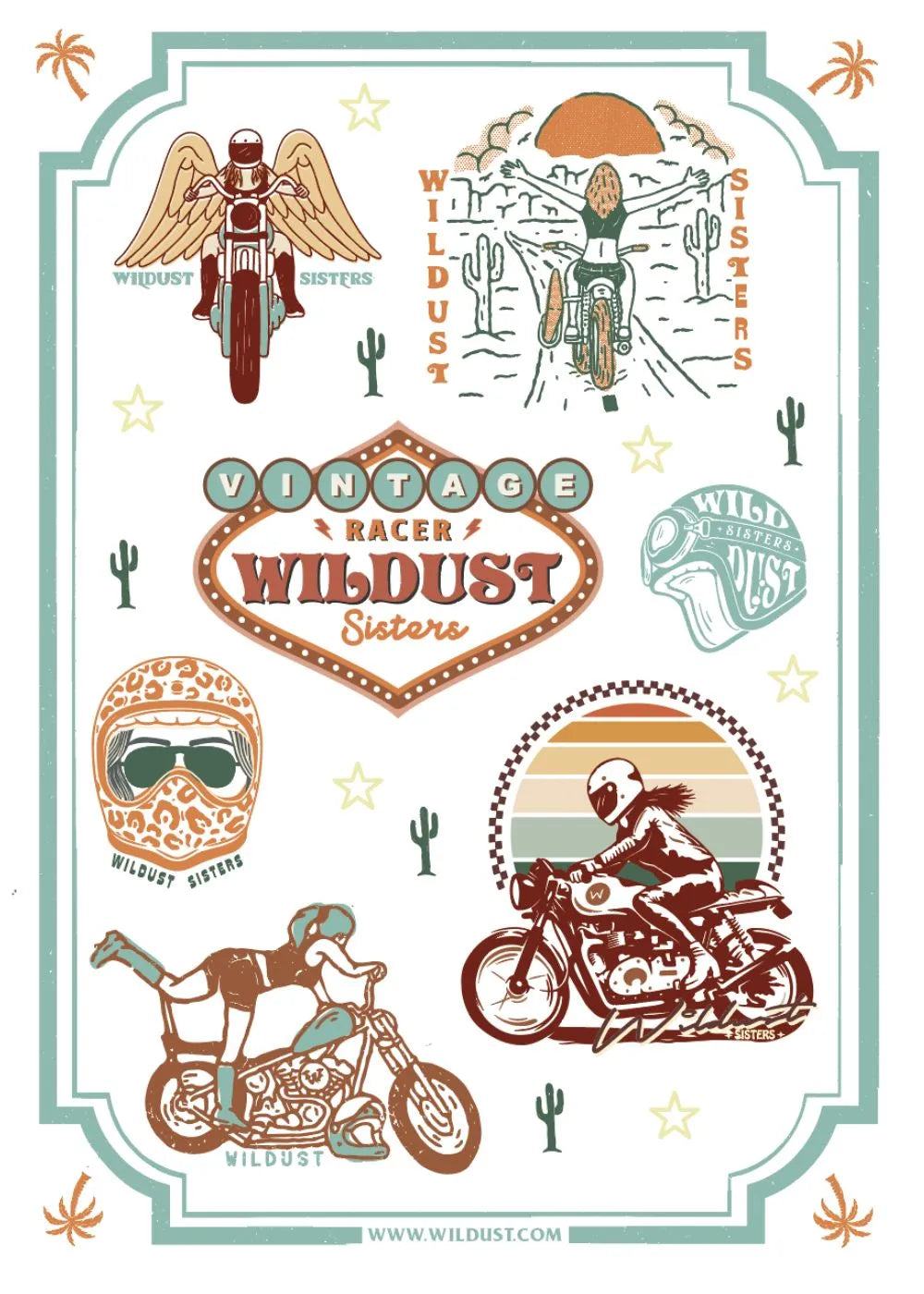 PACK OF 5 STICKER PLATES