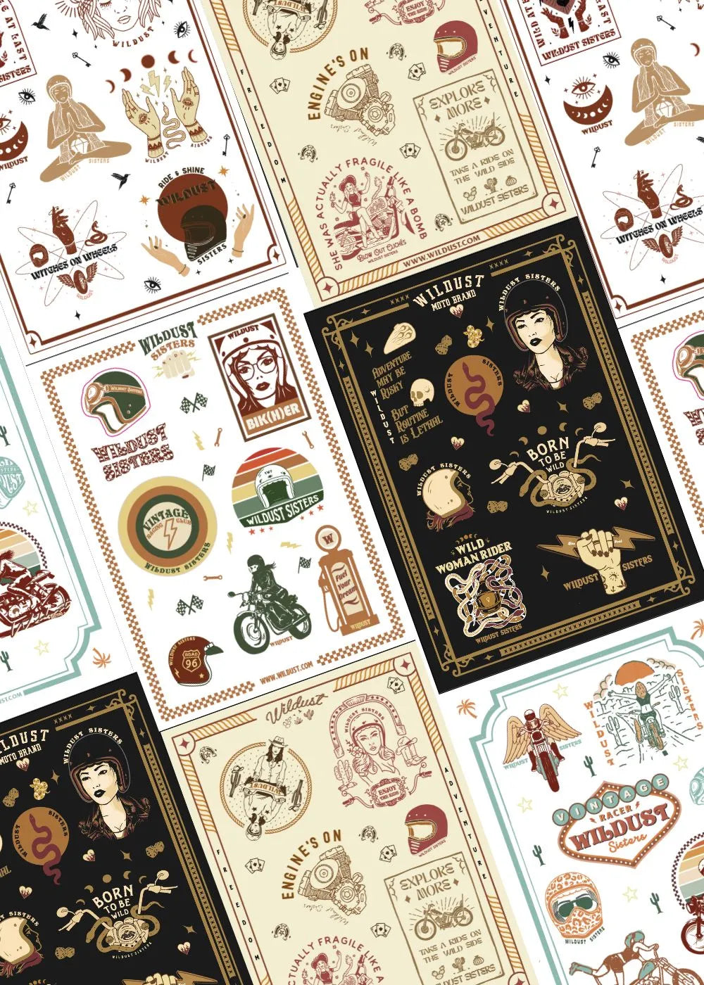 PACK OF 5 STICKER PLATES