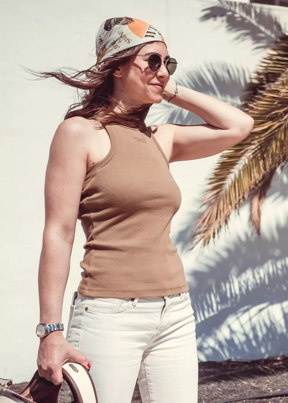 TANK TOP - SAND