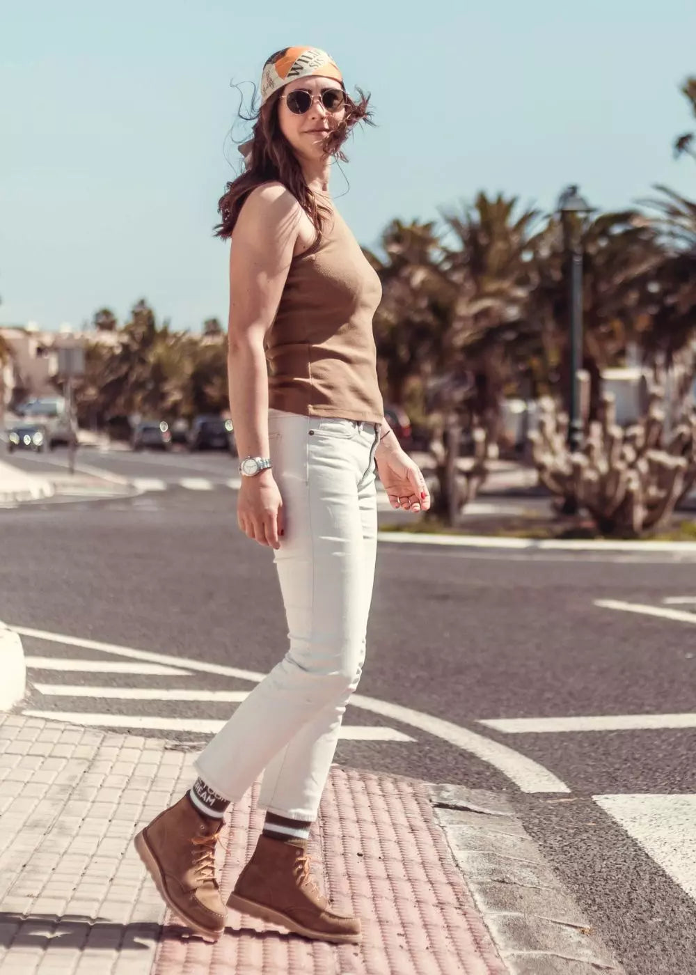 TANK TOP - SAND