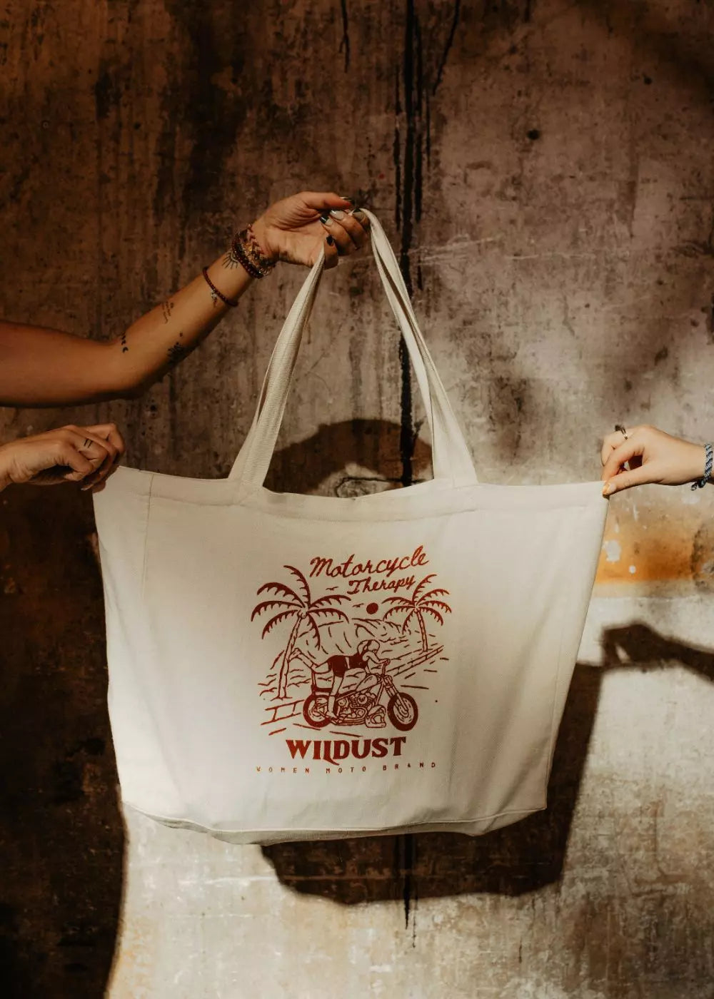 TOTE BAG - MOTORCYCLE THERAPY