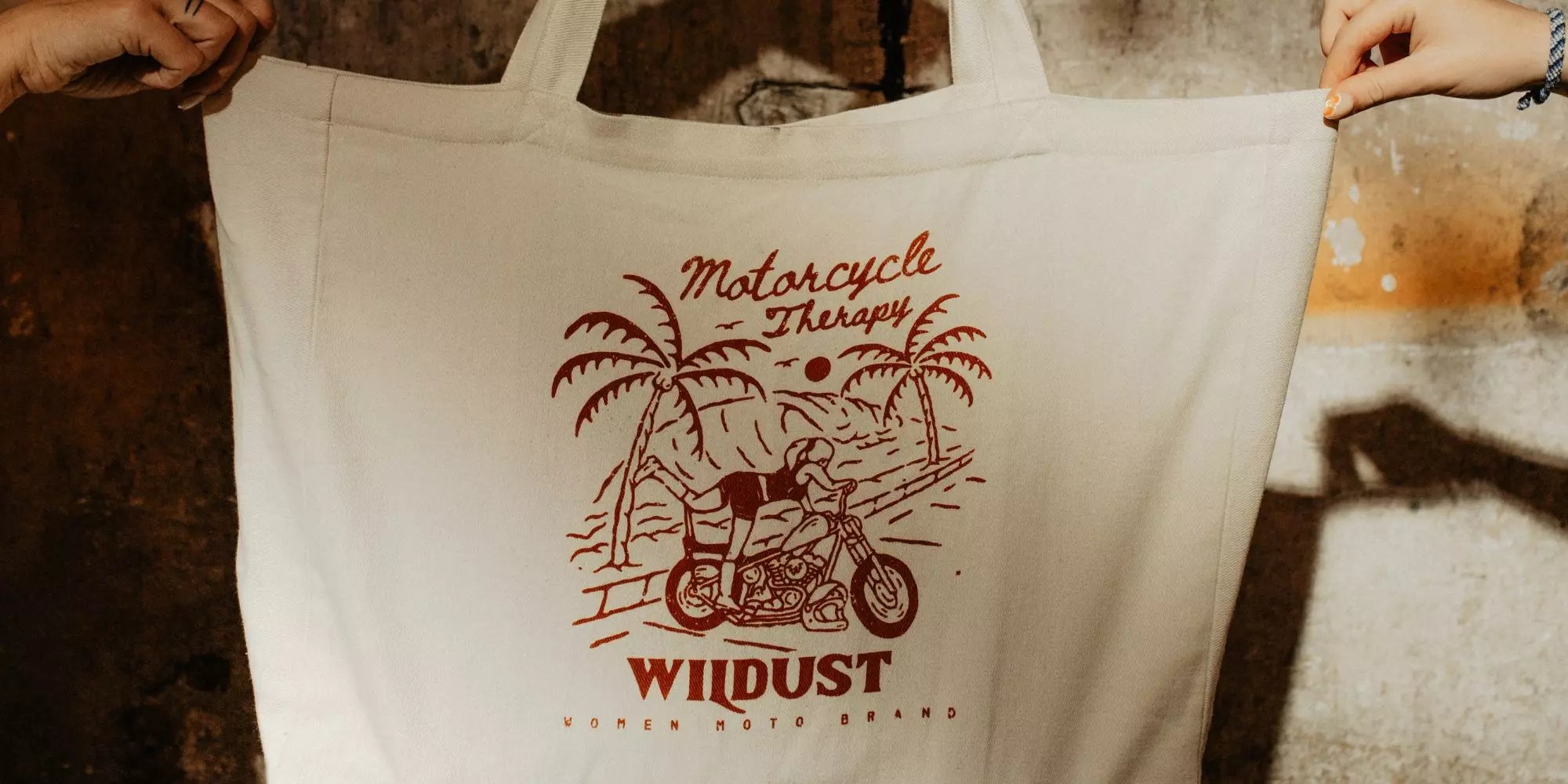 TOTE BAG - MOTORCYCLE THERAPY