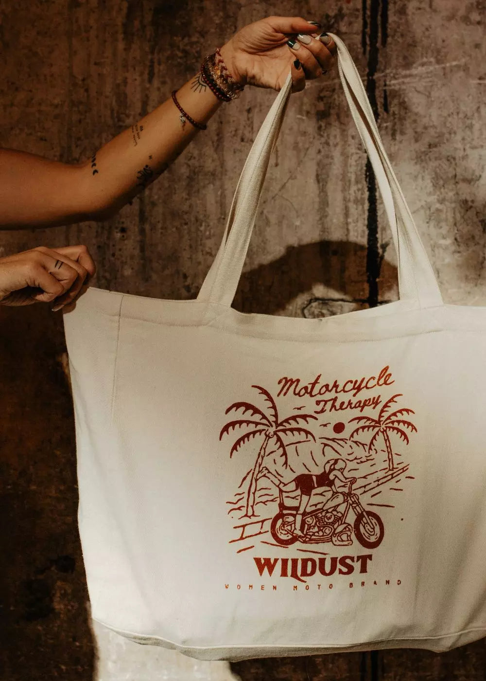 TOTE BAG - MOTORCYCLE THERAPY