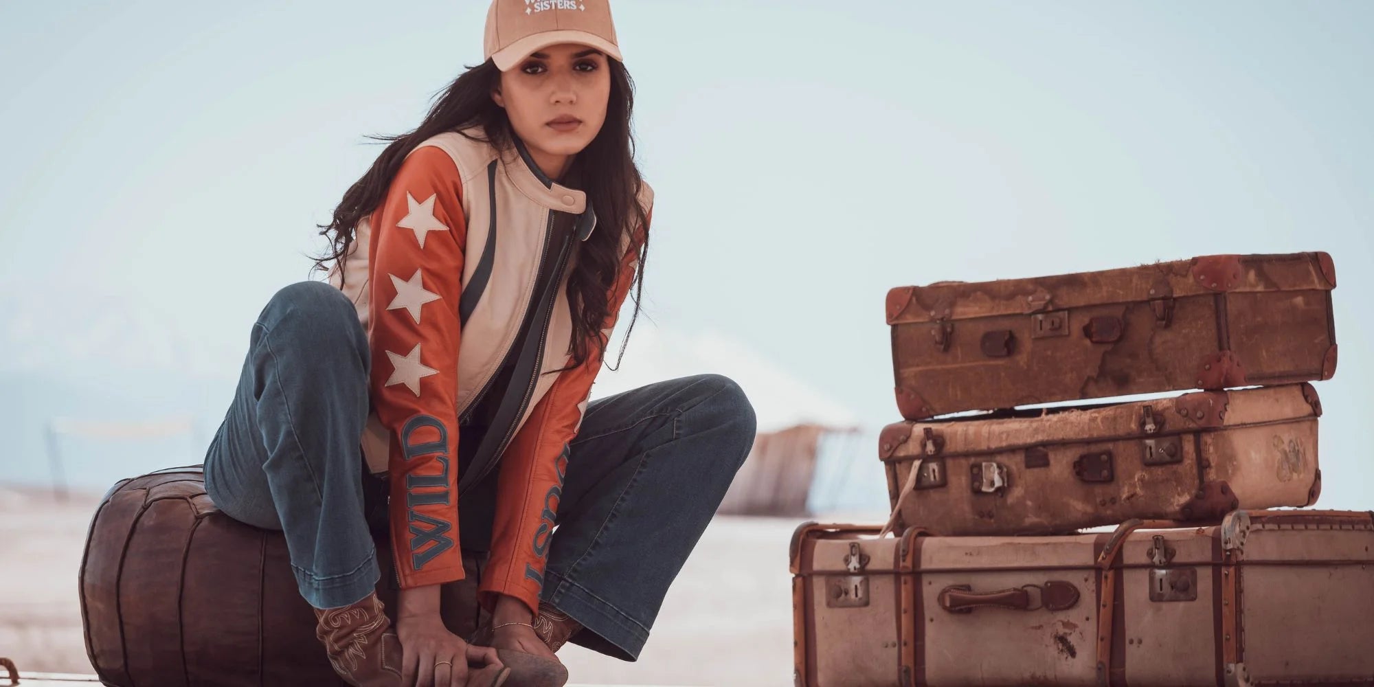 STARS & STRIPES JACKET - BRICK