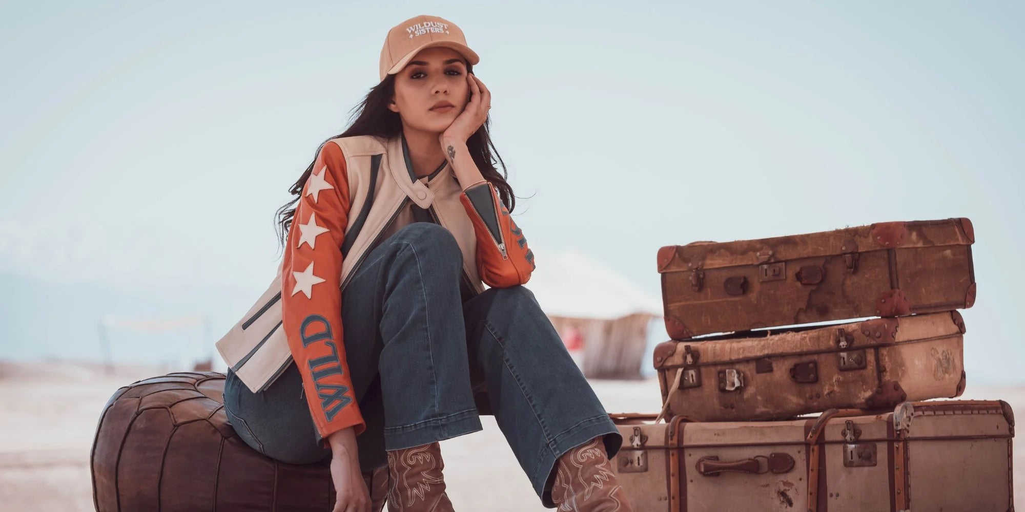 STARS & STRIPES JACKET - BRICK
