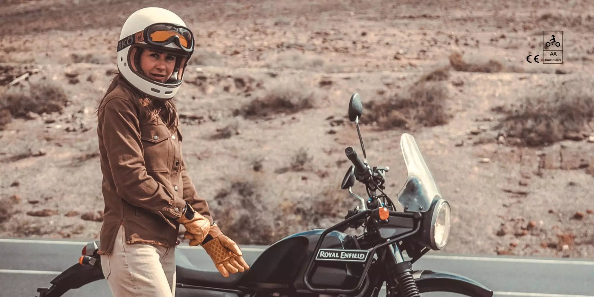 VESTE MOTO LÉGÈRE ARMALITH - KAKI