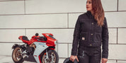 PIONEER MOTORCYCLE JACKET - BLACK