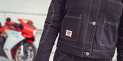 PIONEER MOTORCYCLE JACKET - BLACK