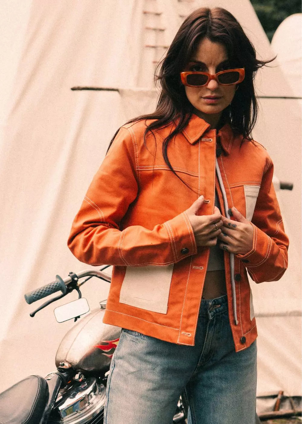 PIONEER MOTORCYCLE JACKET - KOI