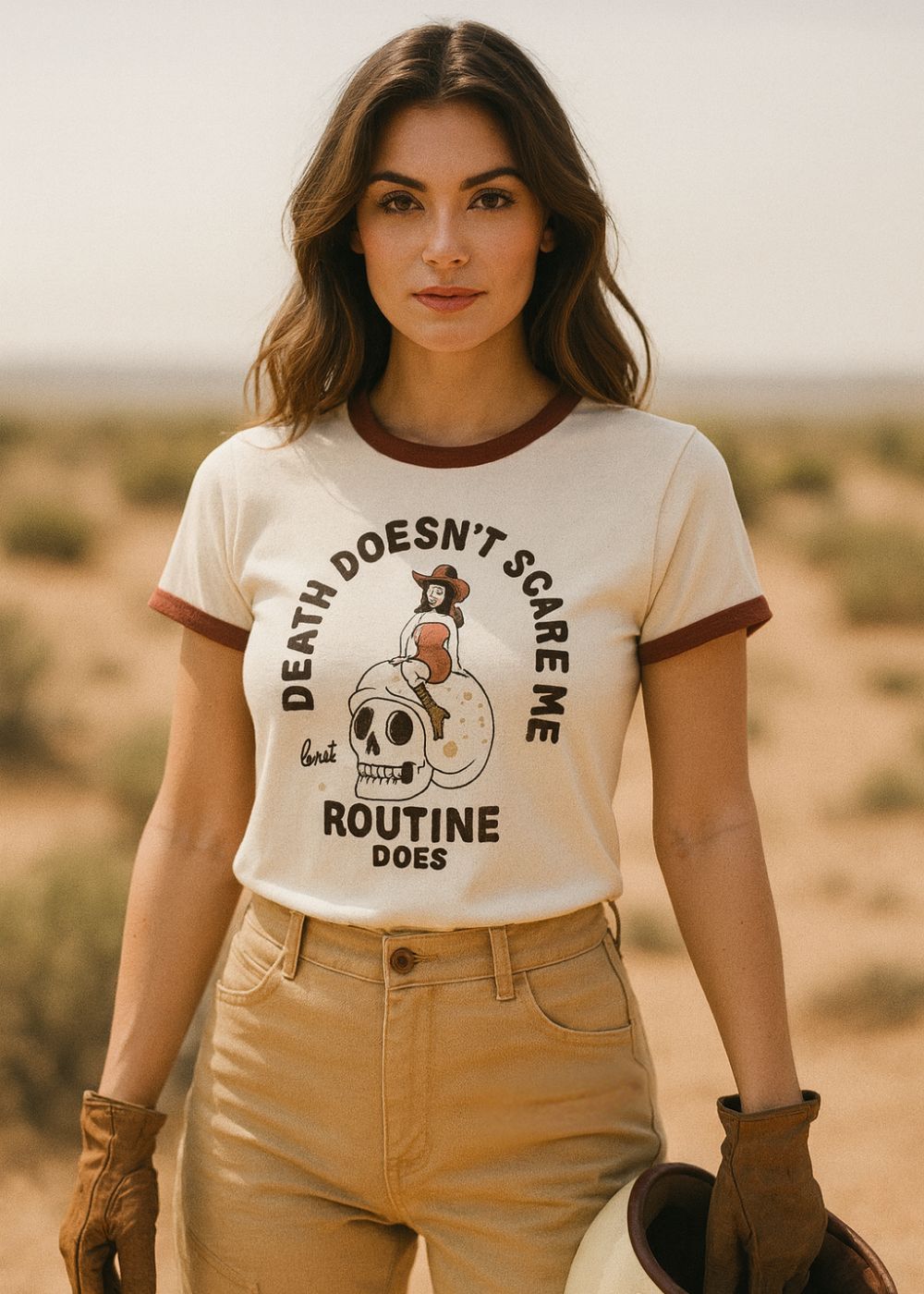 RINGER SHIRT - SCARY ROUTINE