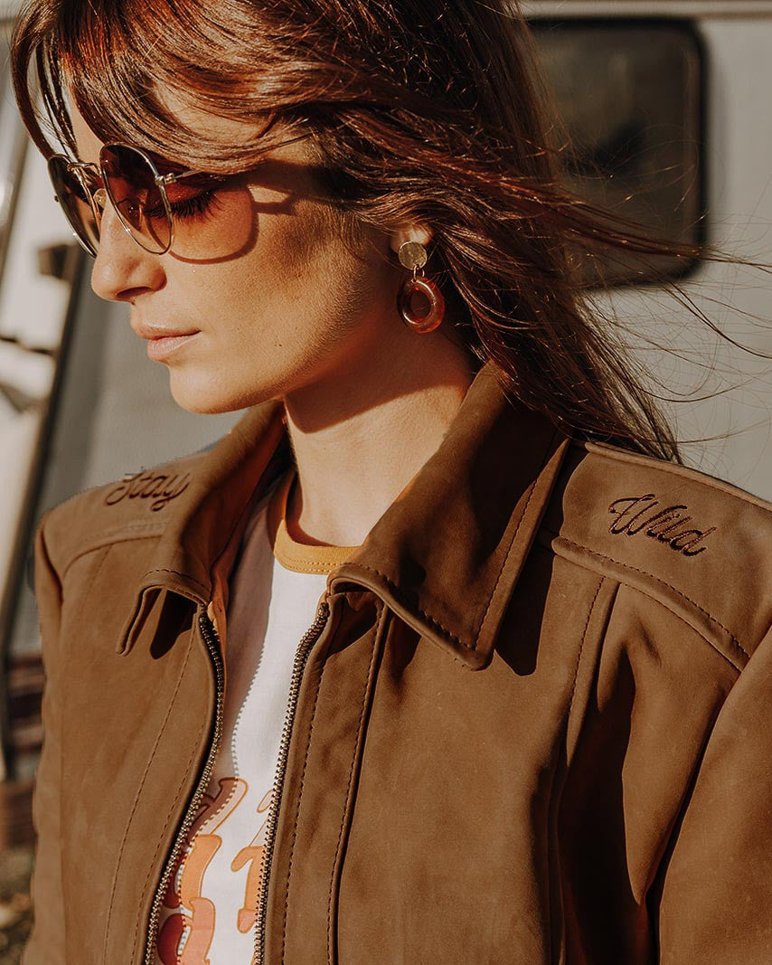 LEATHER MOTO JACKET - APACHE