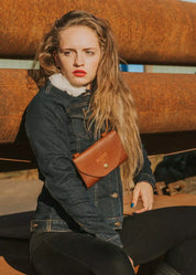 BELT & PURSE - COGNAC