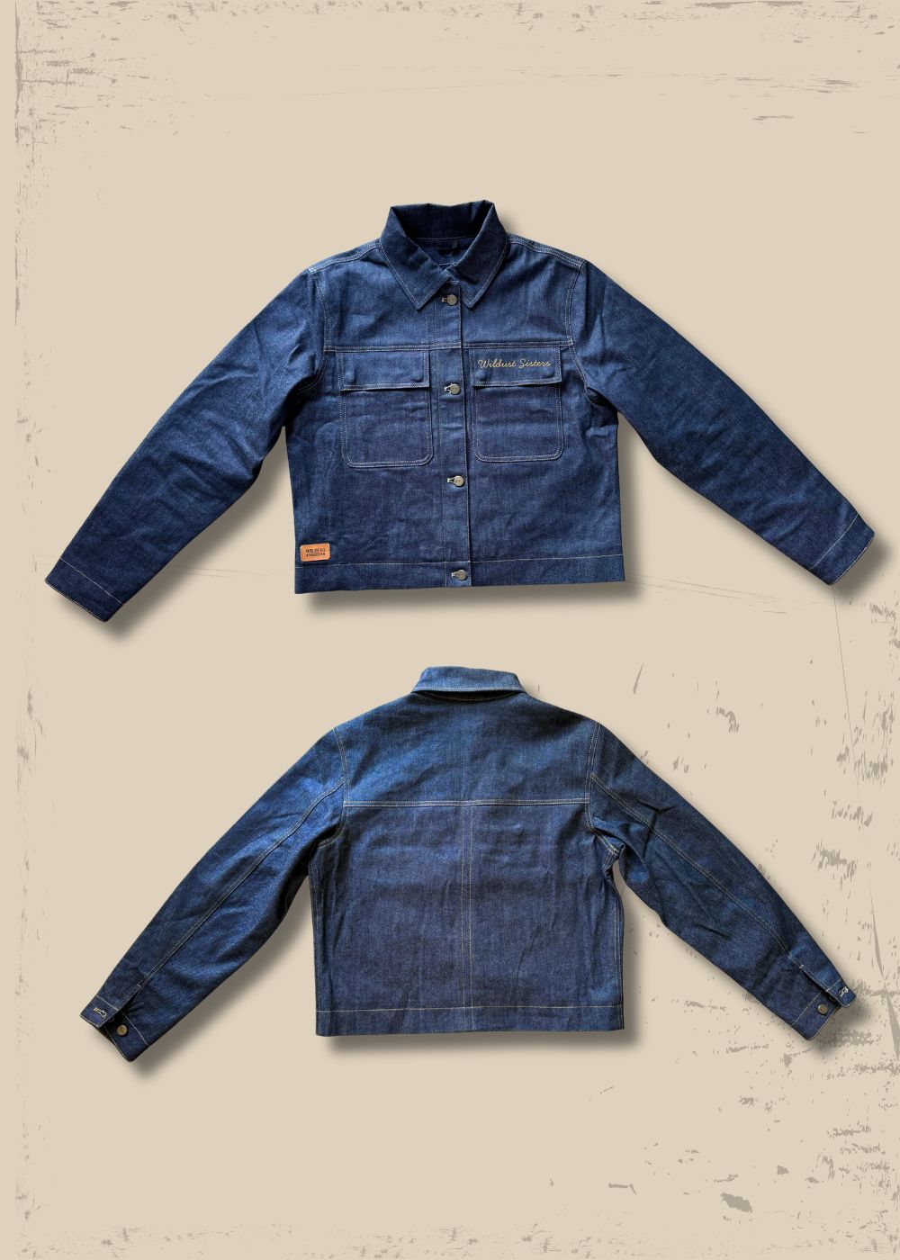 VESTE MOTO DENIM - HERITAGE