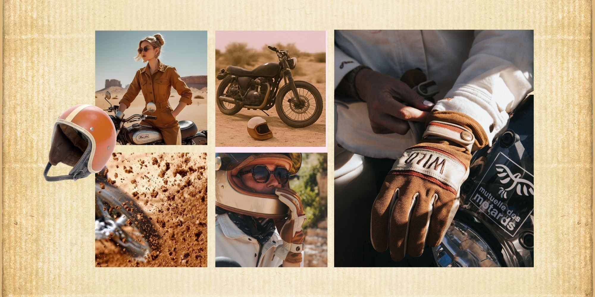 MX GLOVES KP - WILD DUST CAMEL