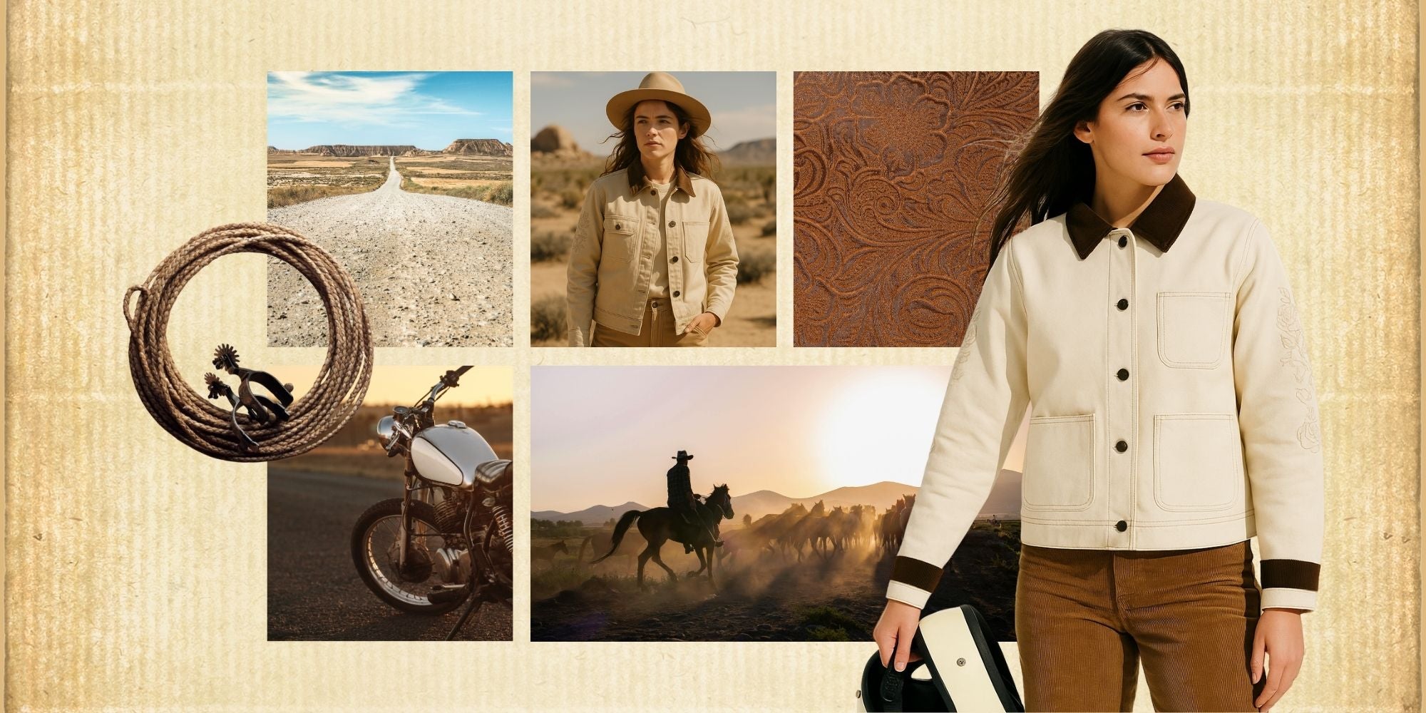 PIONEER MOTORCYCLE JACKET - WESTERN