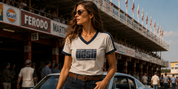 T-SHIRT - BLUE RACER