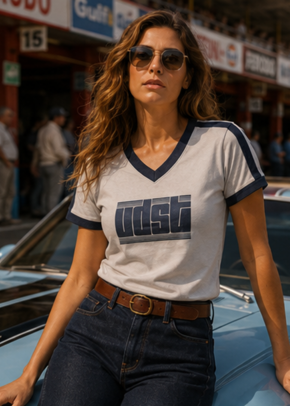 T-SHIRT - BLUE RACER