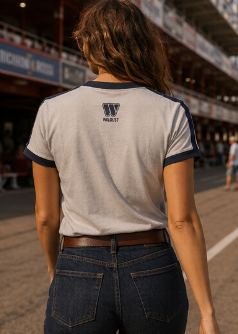 T-SHIRT - BLUE RACER