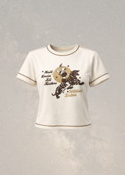 CROPPED TEE - HELL RACIN'