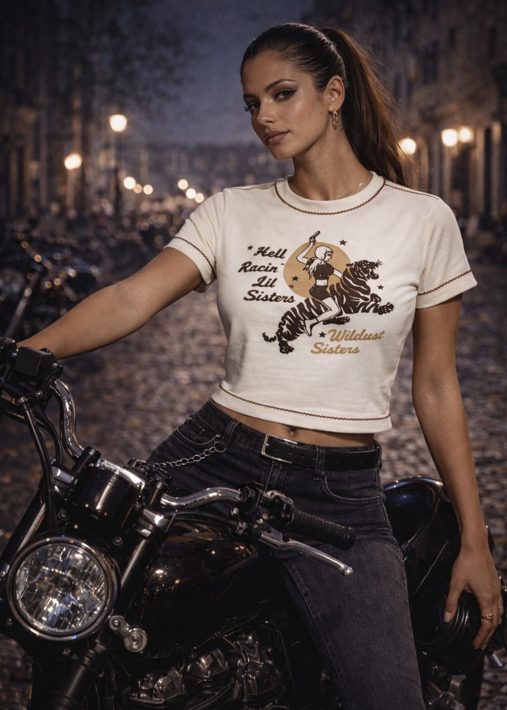 CROPPED TEE - HELL RACIN'