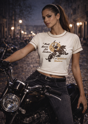 CROPPED TEE - HELL RACIN'