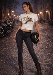 CROPPED TEE - HELL RACIN'