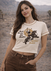 CROPPED TEE - HELL RACIN'