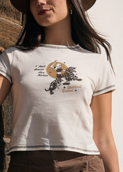 CROPPED TEE - HELL RACIN'