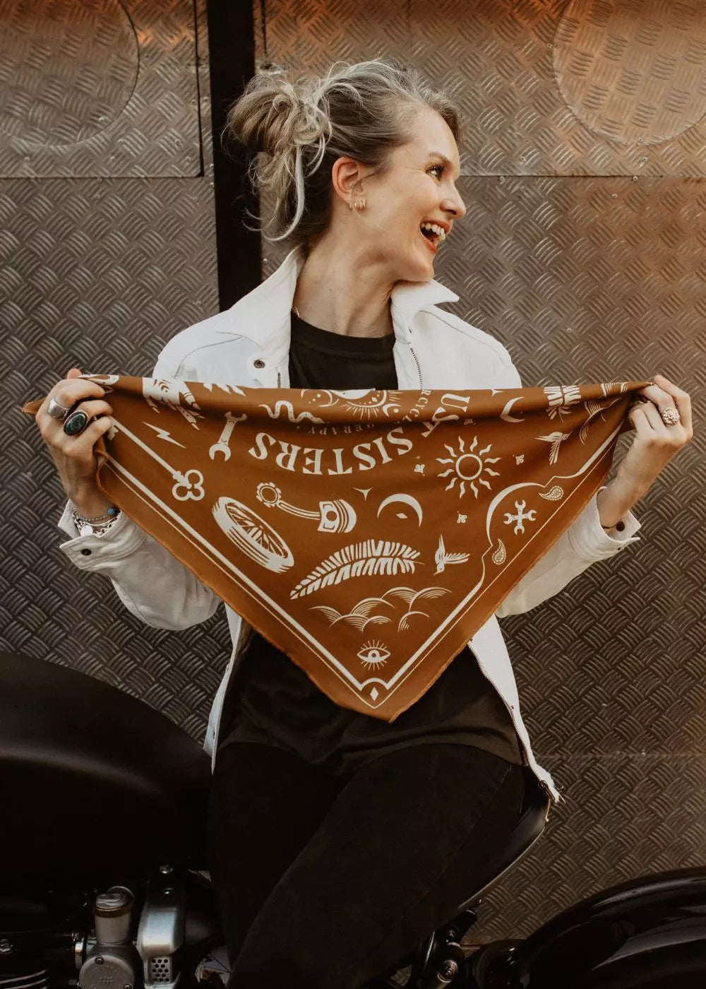 FOULARD MOTO - MOTO THERAPY CAMEL