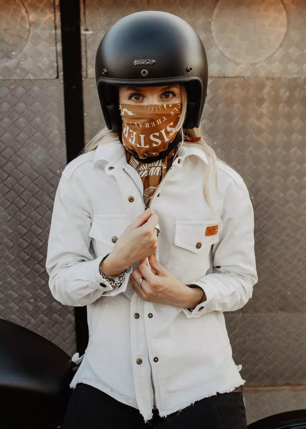 FOULARD MOTO - MOTO THERAPY CAMEL