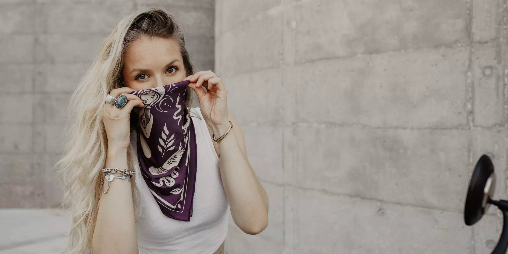 FOULARD MOTO - MOTO THERAPY PURPLE