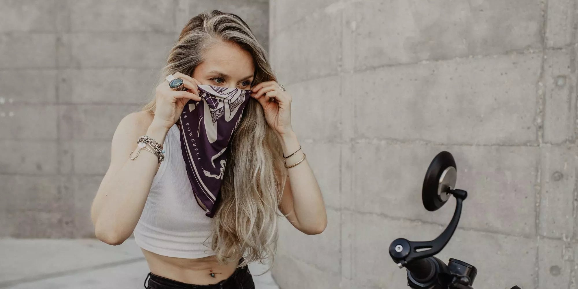 FOULARD MOTO - MOTO THERAPY PURPLE
