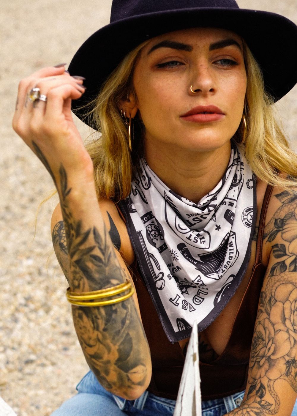 MOTO SCARF - WILD SPIRIT GREY
