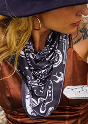 MOTO SCARF - WILD SPIRIT GREY