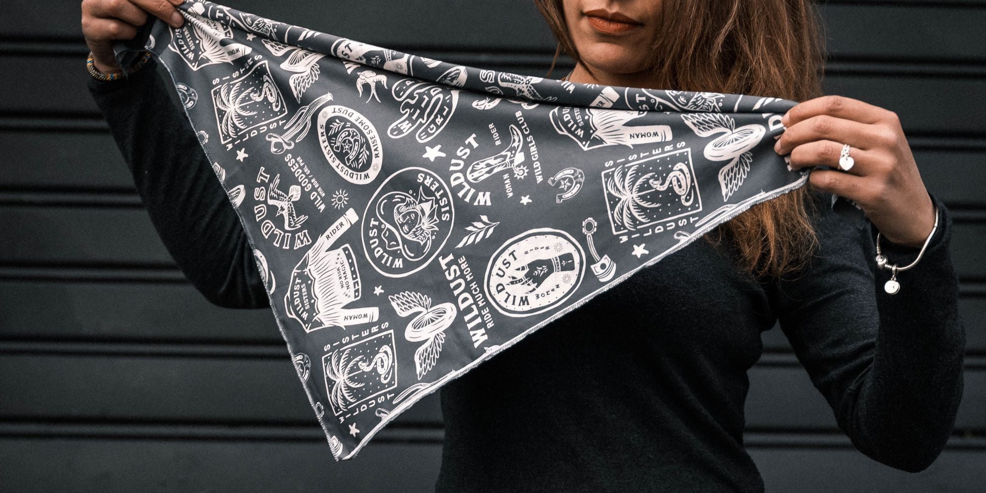 FOULARD MOTO -  WILD SPIRIT GREY