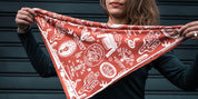 MOTO SCARF - WILD SPIRIT RED