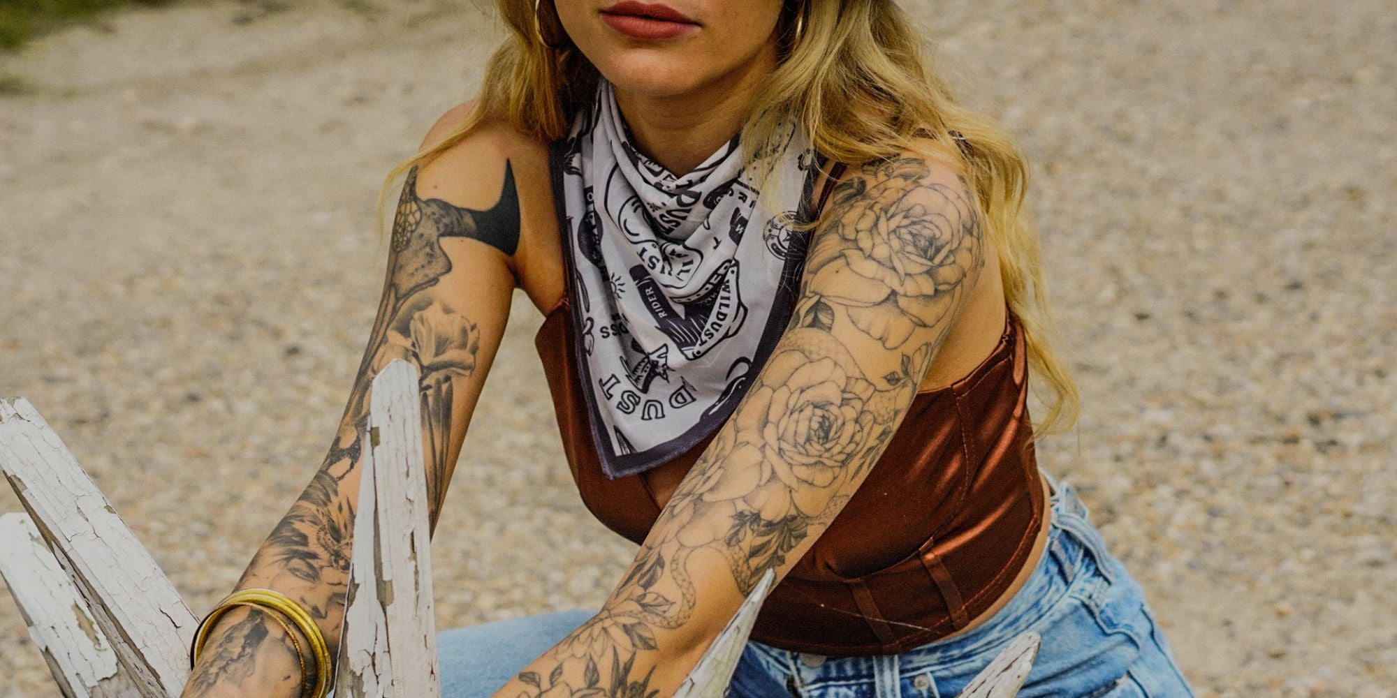 MOTO SCARF - WILD SPIRIT GREY