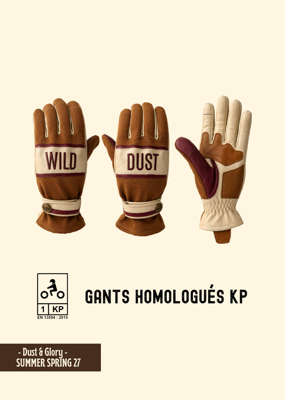 MX GLOVES KP - WILD DUST CAMEL